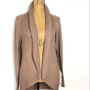 Indigo Great Northwest Knit Beige  Open Cardigan L